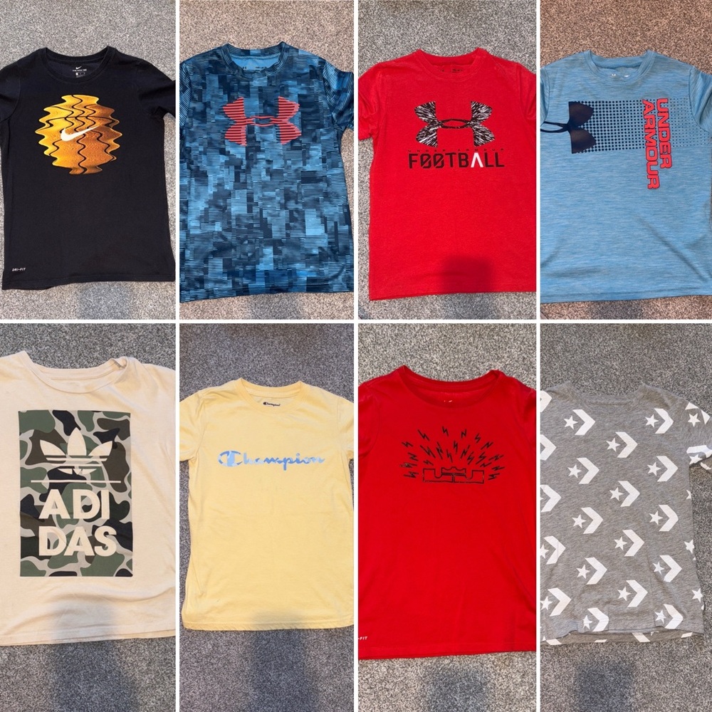 Boys Nike and Under Armour Tee Bundle